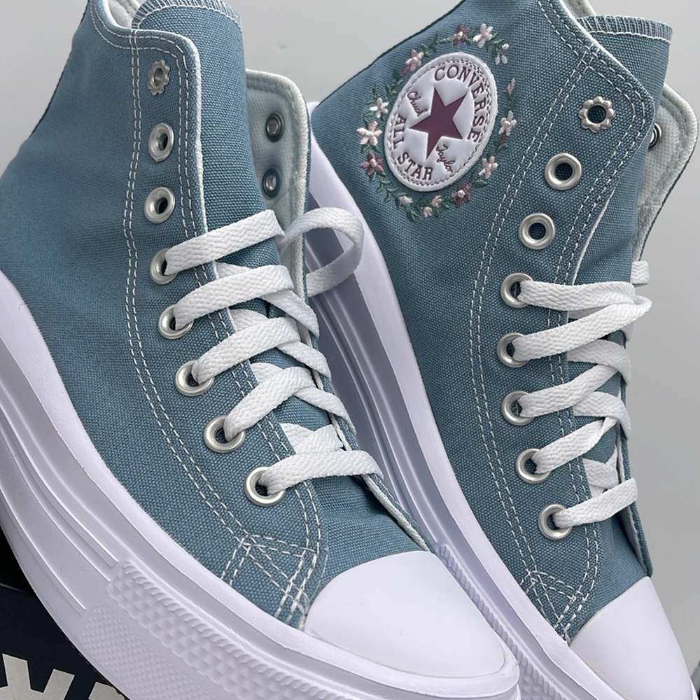 Vans WMNS A07237C
CTAS MOVE HI COCOON BLUE/WHITE Platforms Sneakers Chuck Taylor - Picture 6 of 16